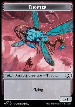Thopter Token (A 1/1) // Treasure Token (V.1) - March of the Machine: Extras (Token) [XMOM-T 19/20]