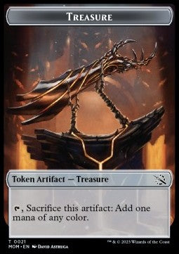 Treasure Token // Wrenn and Realmbreaker Emblem - March of the Machine: Extras (Token) [XMOM-T 21/23]