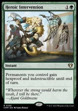 Heroic Intervention - Commander Masters (Rare) [CMM-295]