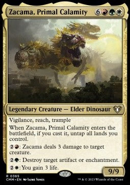 Zacama, Primal Calamity - Commander Masters (Rare) [CMM-365]