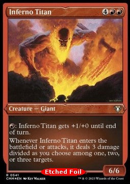 Inferno Titan - Commander Masters: Extras (Rare) [XCMM-541]