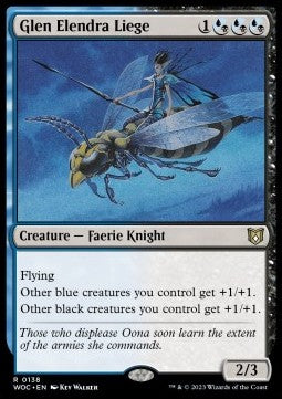 Glen Elendra Liege - Commander: Wilds of Eldraine (Rare) [WOC-138]