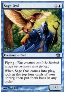 Sage Owl - Eighth Edition (Common) [8ED-98]