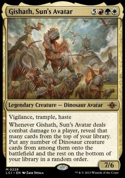 Gishath, Sun's Avatar - The Lost Caverns of Ixalan (Mythic) [LCI-229]