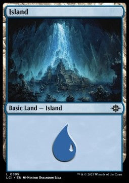 Island (V.1) - The Lost Caverns of Ixalan: Extras (Land) [XLCI-395]