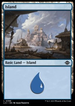 Island (V.2) - The Lost Caverns of Ixalan: Extras (Land) [XLCI-396]