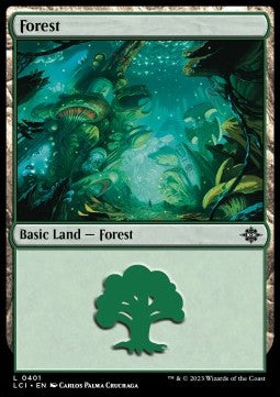 Forest (V.1) - The Lost Caverns of Ixalan: Extras (Land) [XLCI-401]
