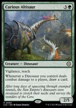 Curious Altisaur - Commander: The Lost Caverns of Ixalan (Rare) [LCC-90]