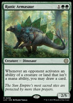 Runic Armasaur - Commander: The Lost Caverns of Ixalan (Rare) [LCC-256]