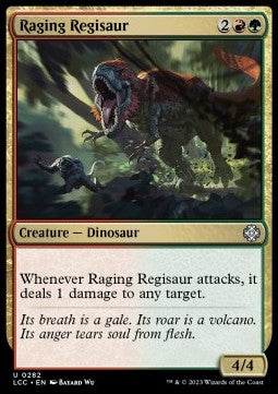 Raging Regisaur - Commander: The Lost Caverns of Ixalan (Uncommon) [LCC-282]