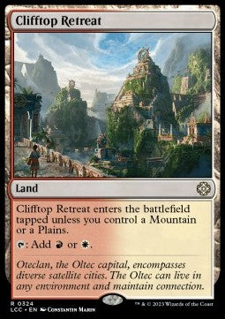Clifftop Retreat - Commander: The Lost Caverns of Ixalan (Rare) [LCC-324]