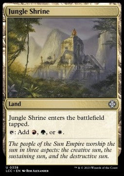 Jungle Shrine - Commander: The Lost Caverns of Ixalan (Uncommon) [LCC-338]
