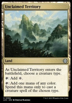 Unclaimed Territory - Commander: The Lost Caverns of Ixalan (Uncommon) [LCC-366]