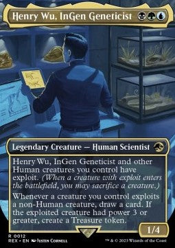 Henry Wu, InGen Geneticist (V.1) - Universes Beyond: Jurassic World Collection (Rare) [REX-12]