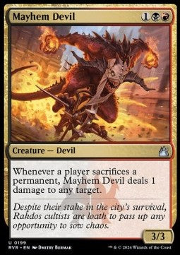 Mayhem Devil - Ravnica Remastered (Uncommon) [RVR-199]