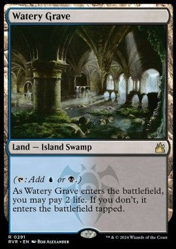 Watery Grave - Ravnica Remastered (Rare) [RVR-291]