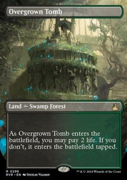 Overgrown Tomb (V.1) - Ravnica Remastered: Extras (Rare) [XRVR-296]