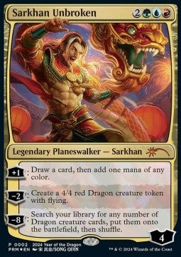 Sarkhan Unbroken - 2024 Lunar New Year Promos (Mythic) [24LNY-2]