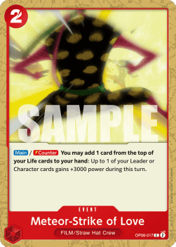 Meteor-Strike of Love (OP06-017) - Wings of the Captain (Common) [OP06-017]