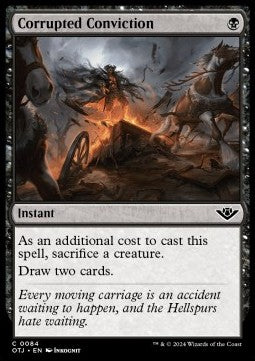 Corrupted Conviction - Outlaws of Thunder Junction (Common) [OTJ-84]