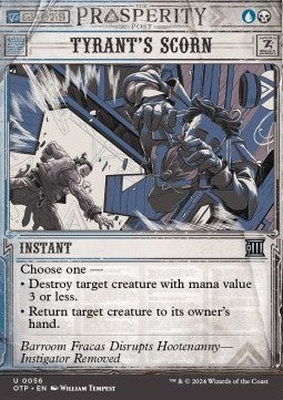 Tyrant's Scorn - Breaking News (Uncommon) [OTP-56]
