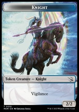 Knight Token (WU 2/2) // Thopter Token (A 1/1) - March of the Machine: Extras (Token) [XMOM-T 10/19]