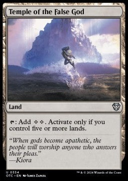 Temple of the False God - Commander: Outlaws of Thunder Junction (Uncommon) [OTC-334]