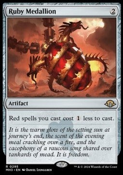 Ruby Medallion - Modern Horizons 3 (Rare) [MH3-295]