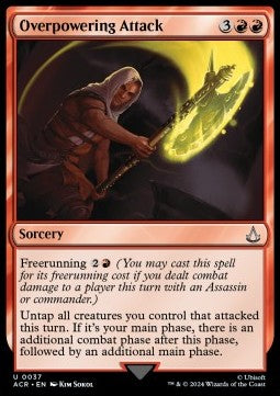 Overpowering Attack - Universes Beyond: Assassin's Creed (Uncommon) [ACR-37]