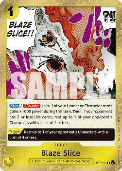 Blaze Slice (OP07-116) - 500 Years into the Future (Rare) [OP07-116]