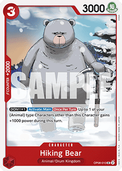 Hiking Bear (OP08-010)