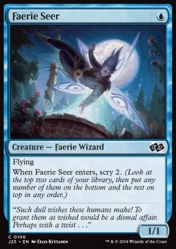Faerie Seer - Foundations Jumpstart (Common) [J25-106]