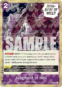 Judgment of Hell (OP02-089) (V.2)
