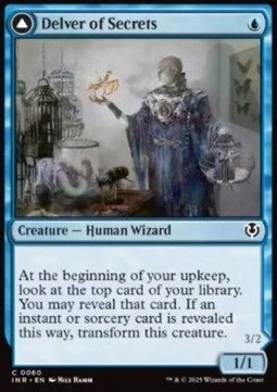 Delver of Secrets / Insectile Aberration - Innistrad Remastered (Common) [INR-60]