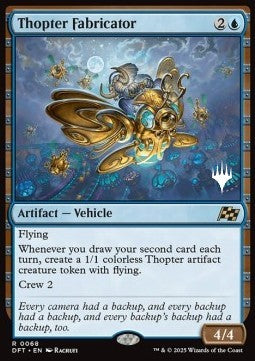 Thopter Fabricator (V.2) - Aetherdrift: Promos (Rare) [PDFT-68]