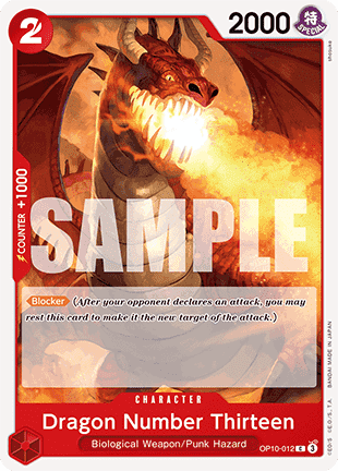 Dragon Number Thirteen (OP10-012)