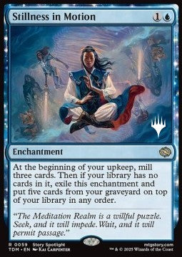 Stillness in Motion (V.2) - Tarkir: Dragonstorm: Promos (Rare) [PTDM-59]