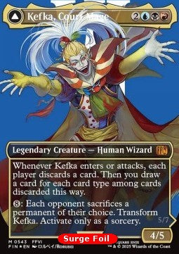 Kefka, Court Mage // Kefka, Ruler of Ruin (V.4) - FINAL FANTASY: Extras (Mythic) [XFIN-543]