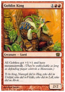 Goblin King - Eighth Edition (Rare) [8ED-190]