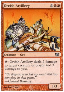 Orcish Artillery - Eighth Edition (Uncommon) [8ED-207]