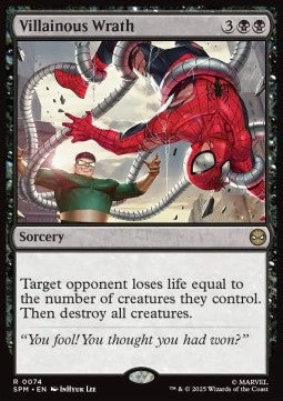 Villainous Wrath - Marvel's Spider-Man (Rare) [SPM-74]