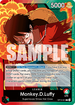 Monkey.D.Luffy (OP13-001) (V.1)