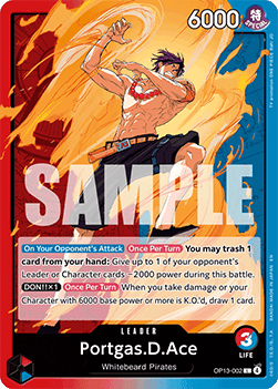 Portgas.D.Ace (OP13-002) (V.1)