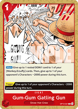 Gum-Gum Gatling Gun (OP13-021)
