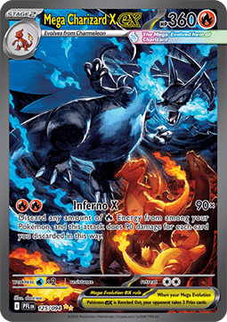 Mega Charizard X ex - Phantasmal Flames (Special Illustration Rare) [PFL-125]