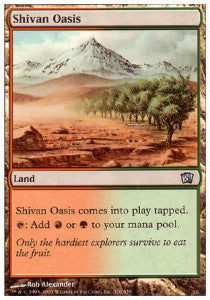 Shivan Oasis - Eighth Edition (Uncommon) [8ED-326]