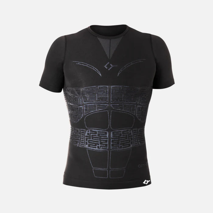 FLOKY OXY-GEN T-SHIRT BIOMECCANICA COLORE NERO PREVENZIONE INFORTUNI RECUPERO PIù VELOCE