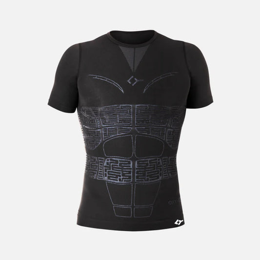 FLOKY OXY-GEN T-SHIRT BIOMECCANICA COLORE NERO PREVENZIONE INFORTUNI RECUPERO PIù VELOCE