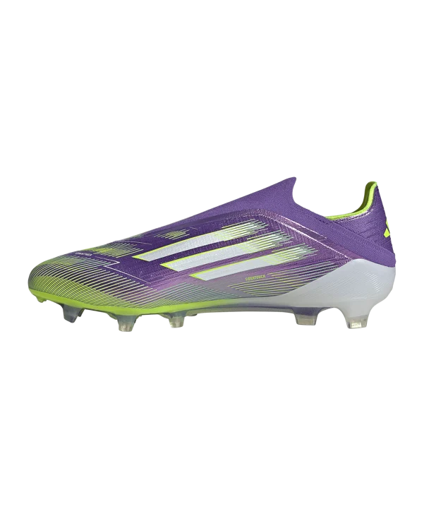 ADIDAS F50 ELITE LL FG COLORE VIOLA VERDE SENZA LACCI TERRENI ERBA NATURALE