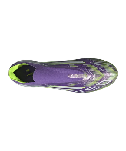 ADIDAS F50 ELITE LL FG COLORE VIOLA VERDE SENZA LACCI TERRENI ERBA NATURALE